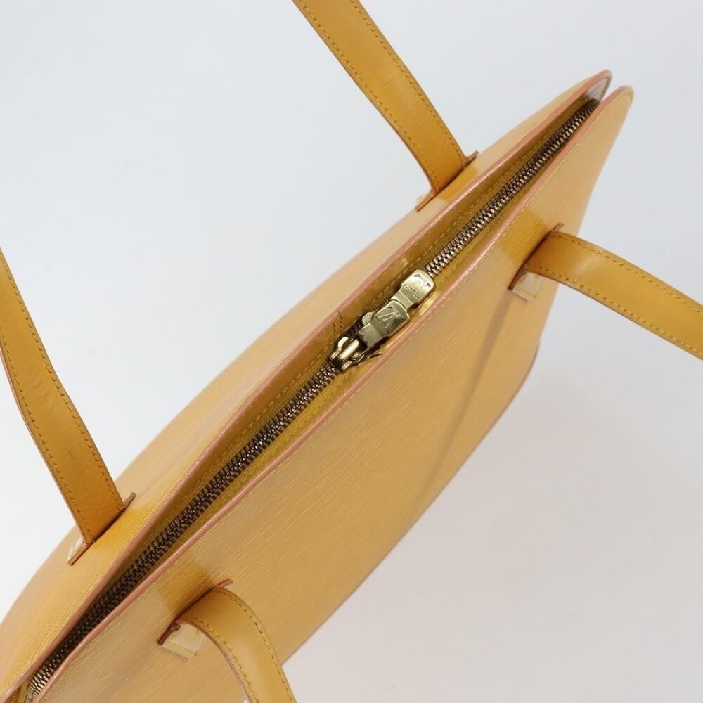 Authentic LOUIS VUITTON Epi Lussac Shoulder Bag Yellow M52289 LV - Picture 13 of 16